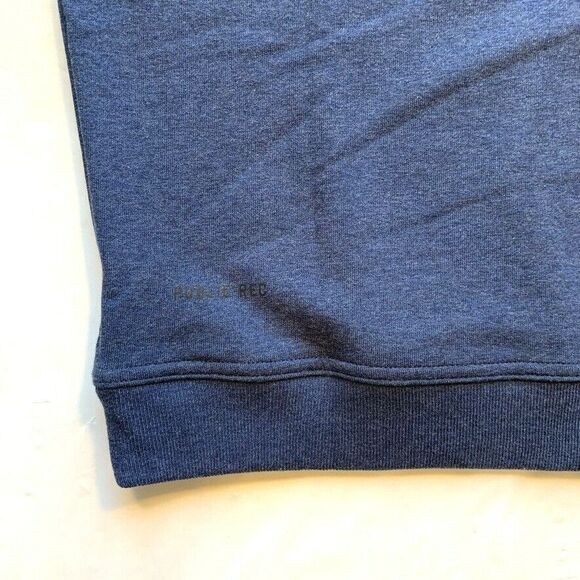 NEW Public Rec Sweater Mens Small Blue Sweatshirt Weekend Crew Pima French Terry - Picture 7 of 12